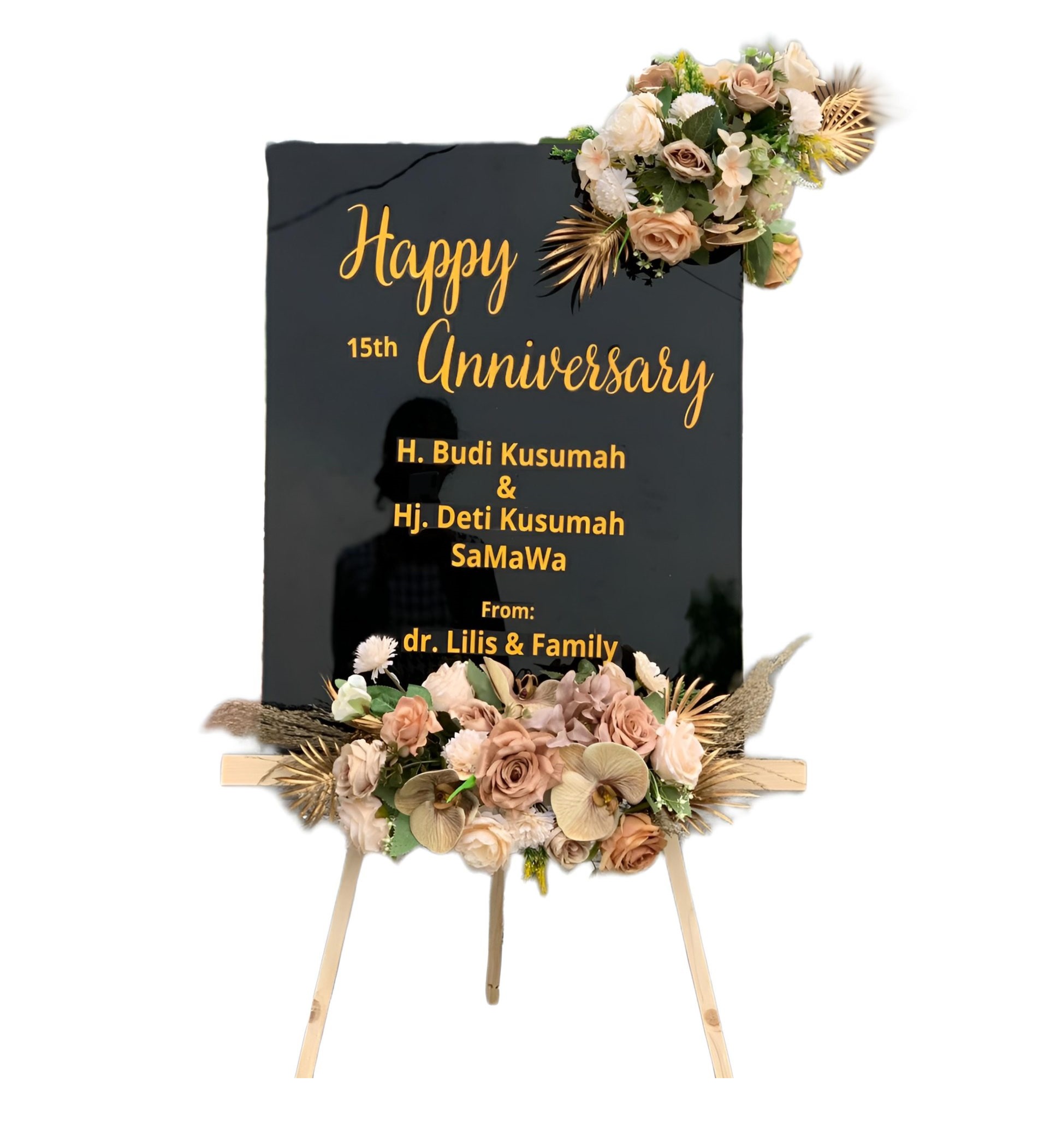 Papan Bunga Akrilik Timur