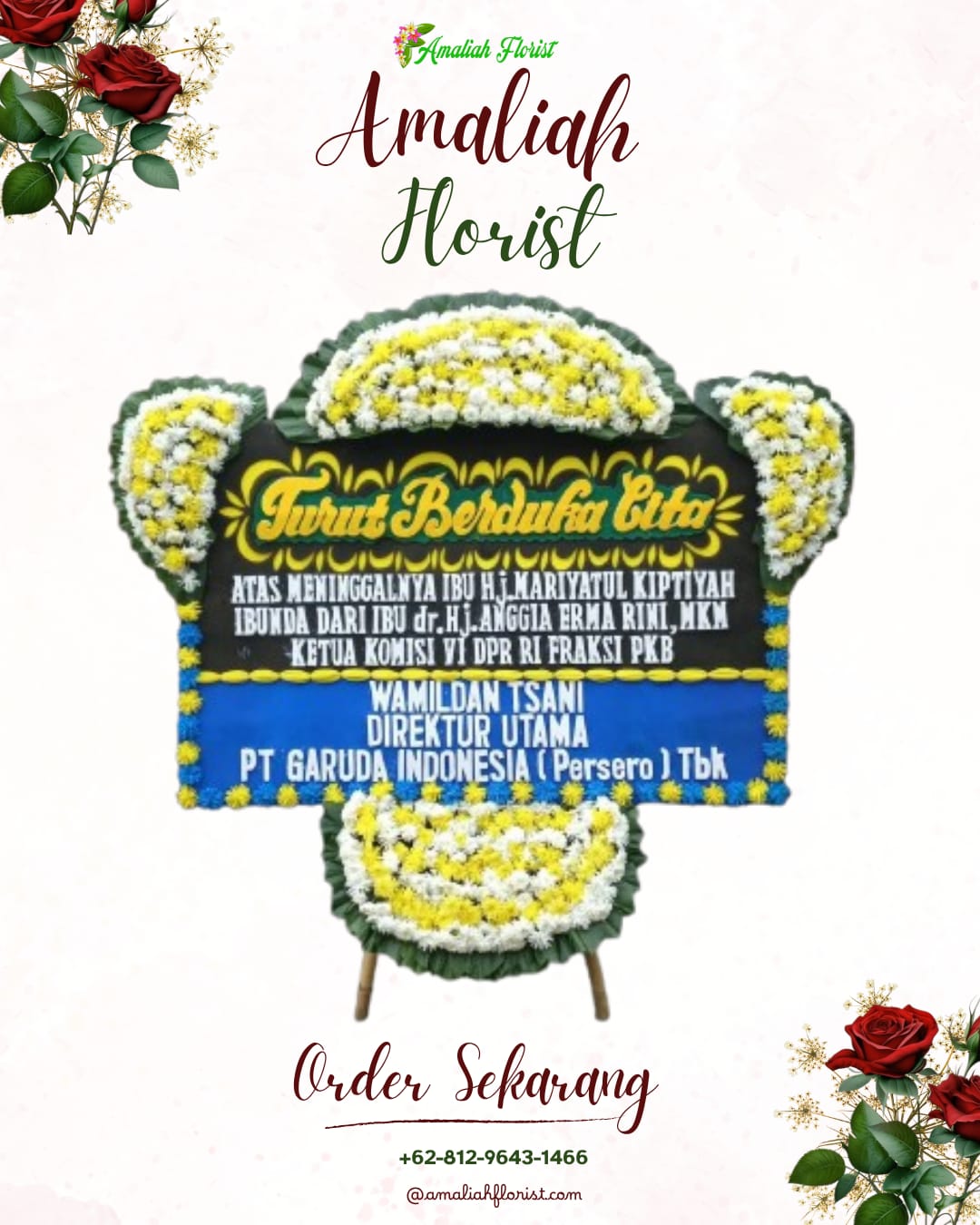 Papan Bunga Duka Timur